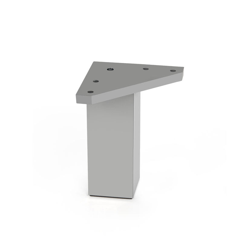 ABS Plastic Feet Aluminium Effect 80mm (L) x 40mm