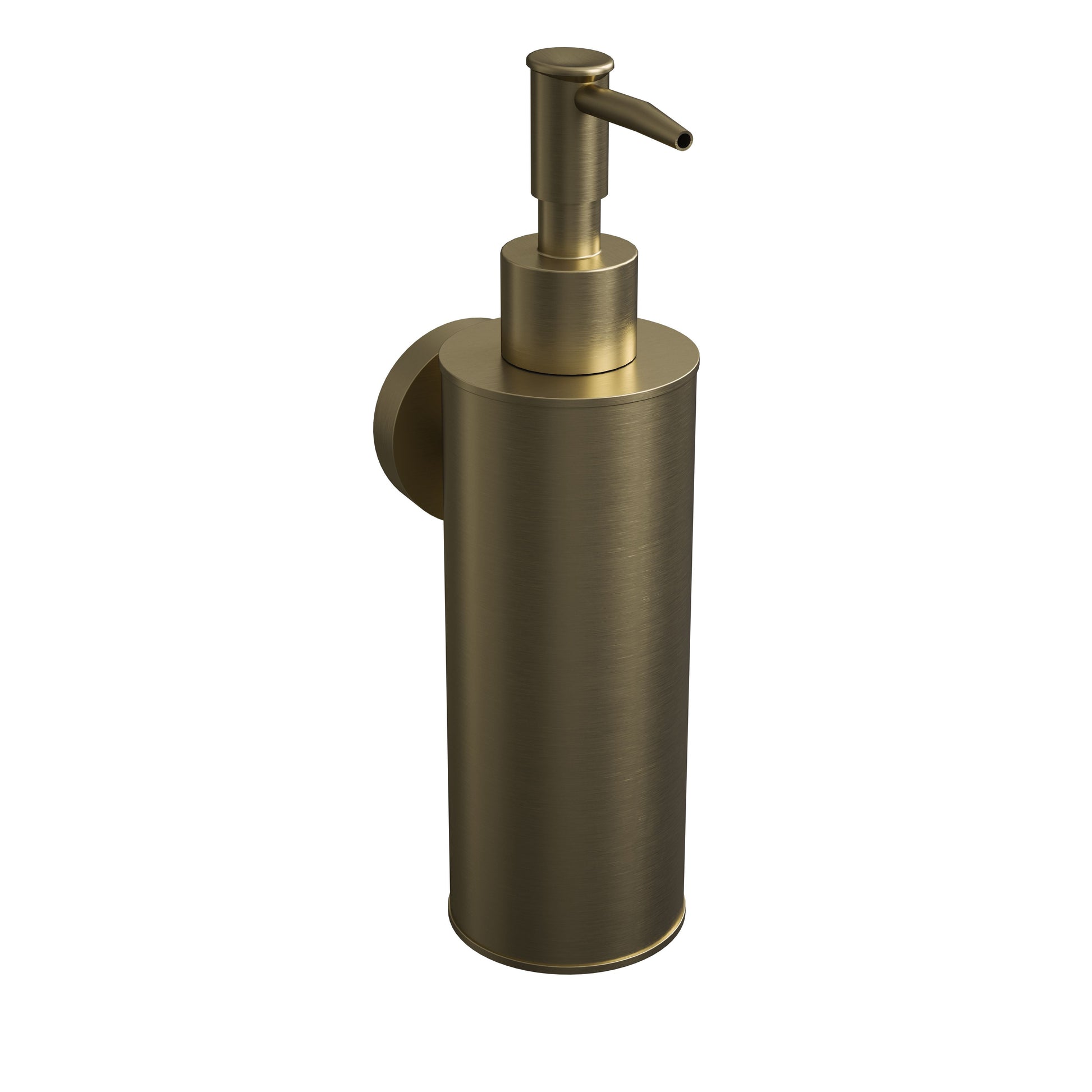 Bathroom Accessories Round Set - Satin Brass - Soap Dispenser