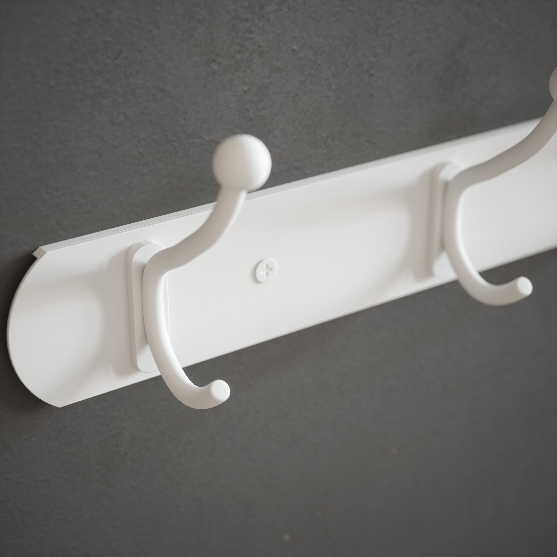 Hook Rail with 4 Hooks