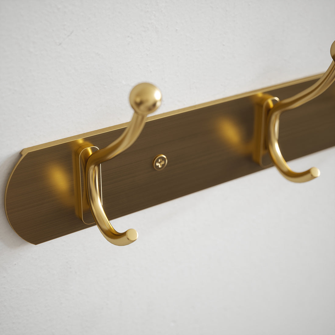 Hook Rail with 4 Hooks
