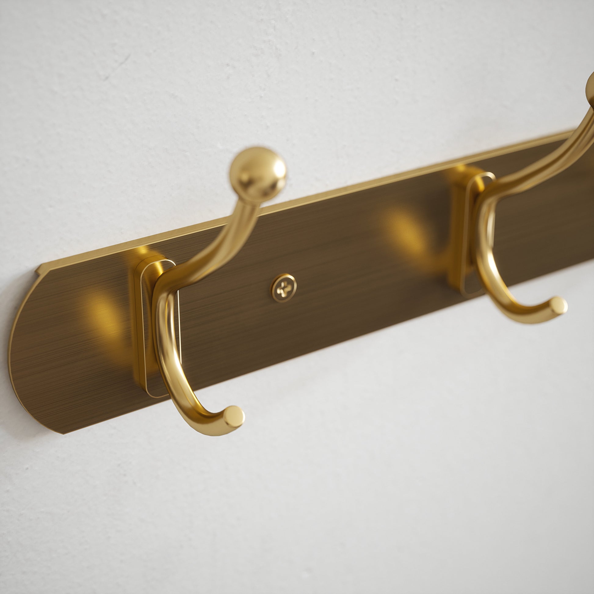 Hook Rail with 4 Hooks