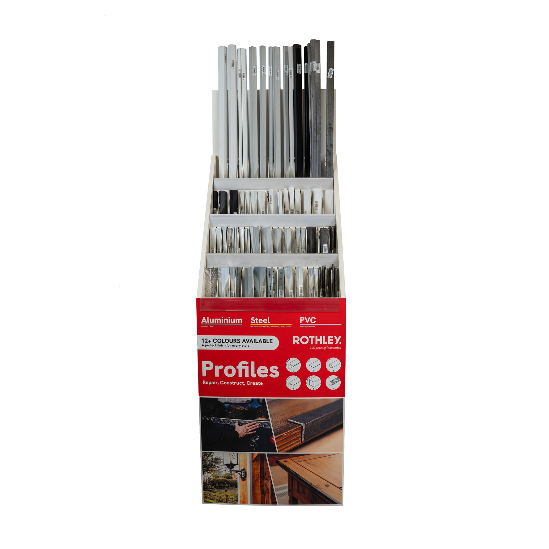 600mm Profile Display POS (1m & 2m Lengths)