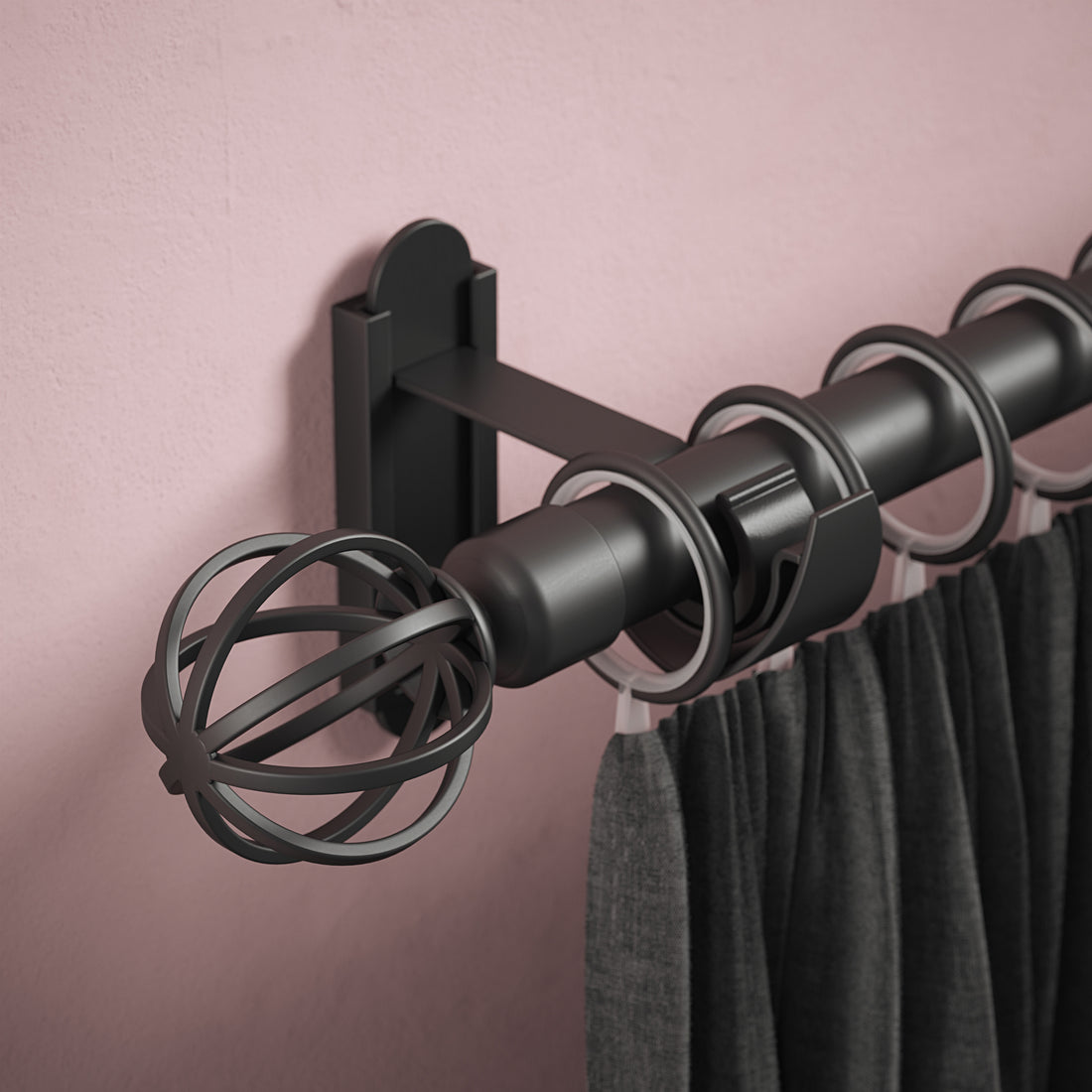 Klick Fit Curtain Pole Kit