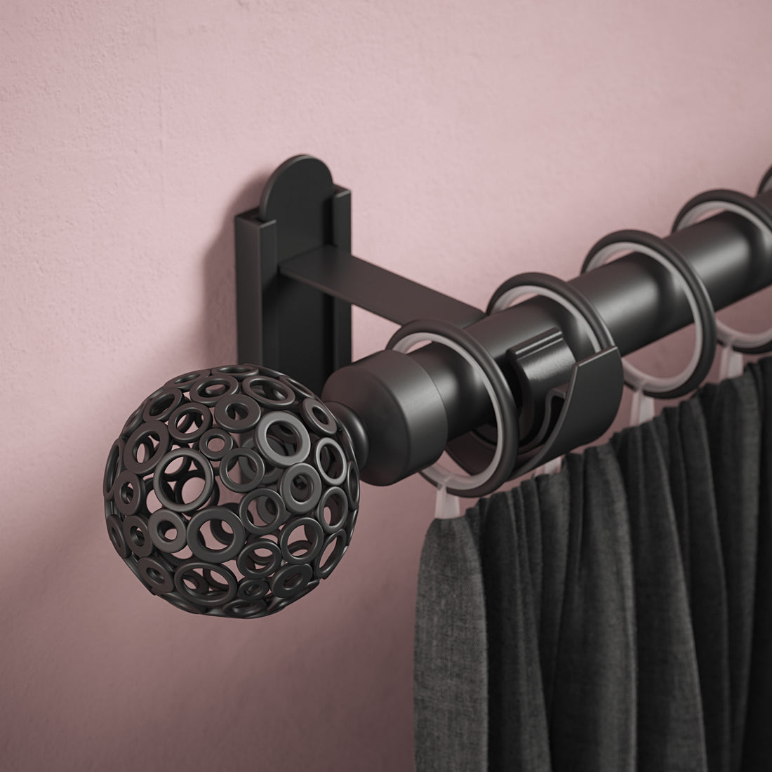 Klick Fit Curtain Pole Kit