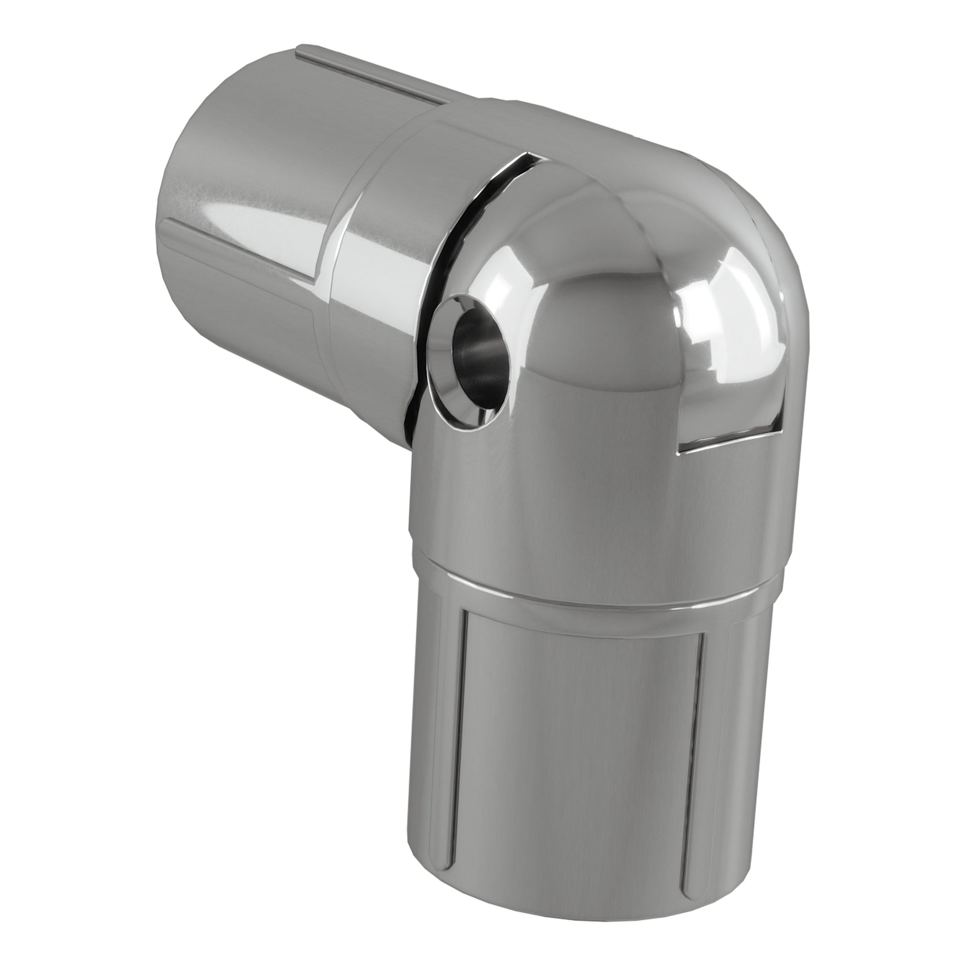 Polished Silver Bay Window Connector- Rothley