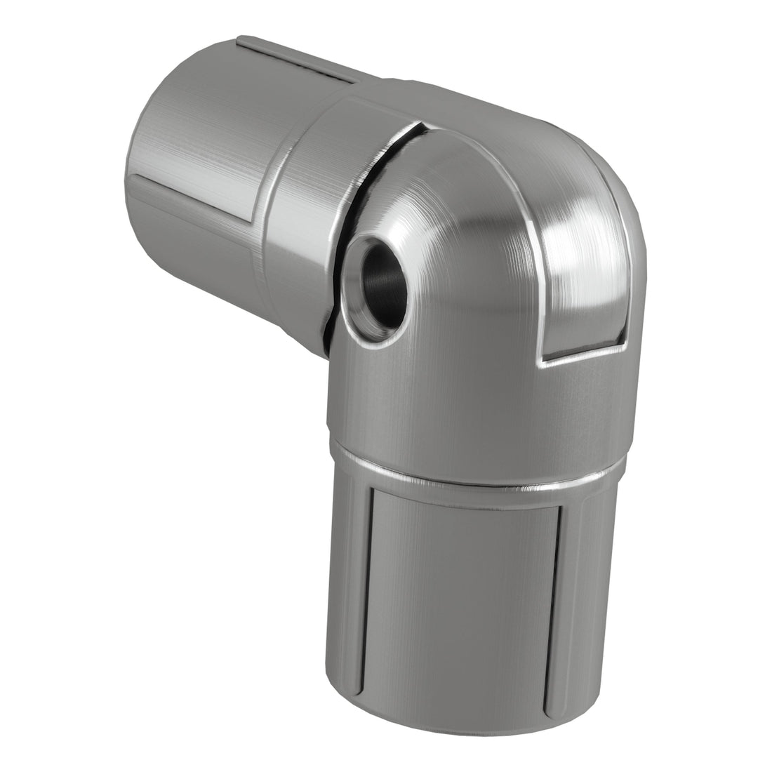 Brushed Silver Bay Window Connector- Rothley