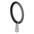 Matt Black Curtain Rings - Rothley