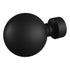 Matt Black Solid Orb Finial - Rothley