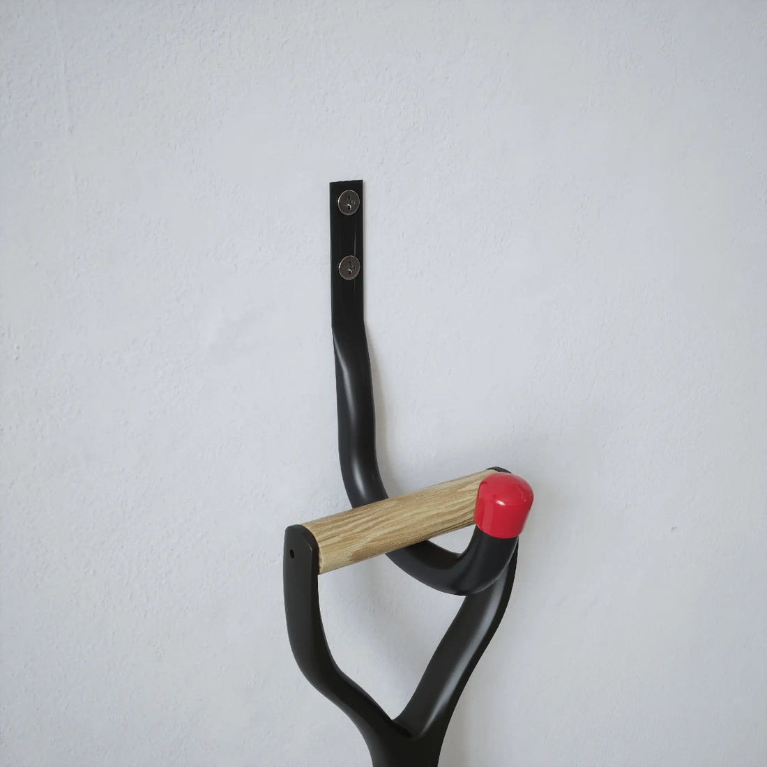 70mm Tubular Hook With Red Vinyl Cap
