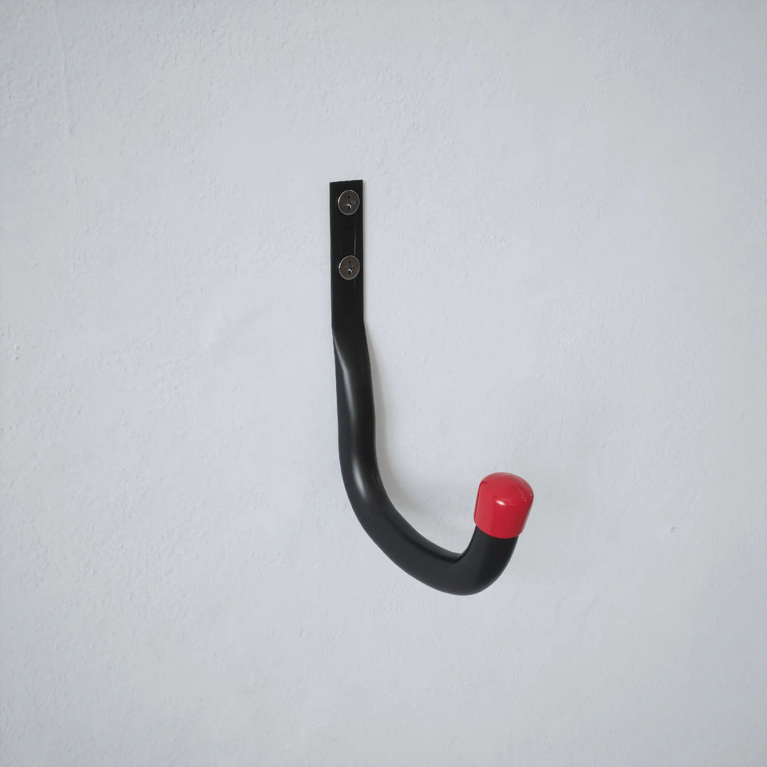 70mm Tubular Hook With Red Vinyl Cap