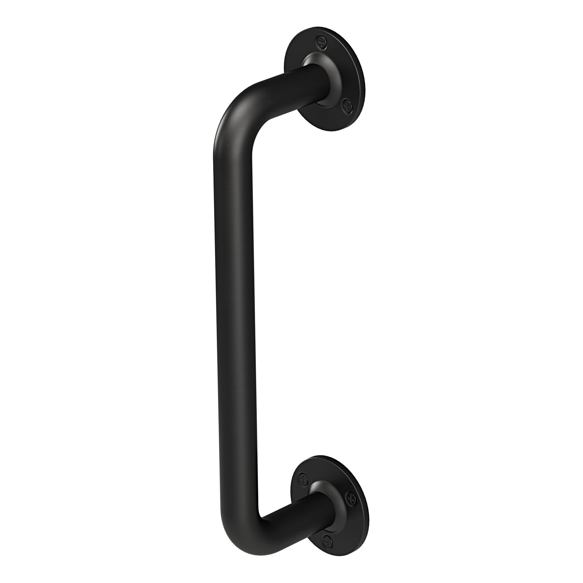 Steel Grab Rail Matt Black 305mm x 25mm - Rothley