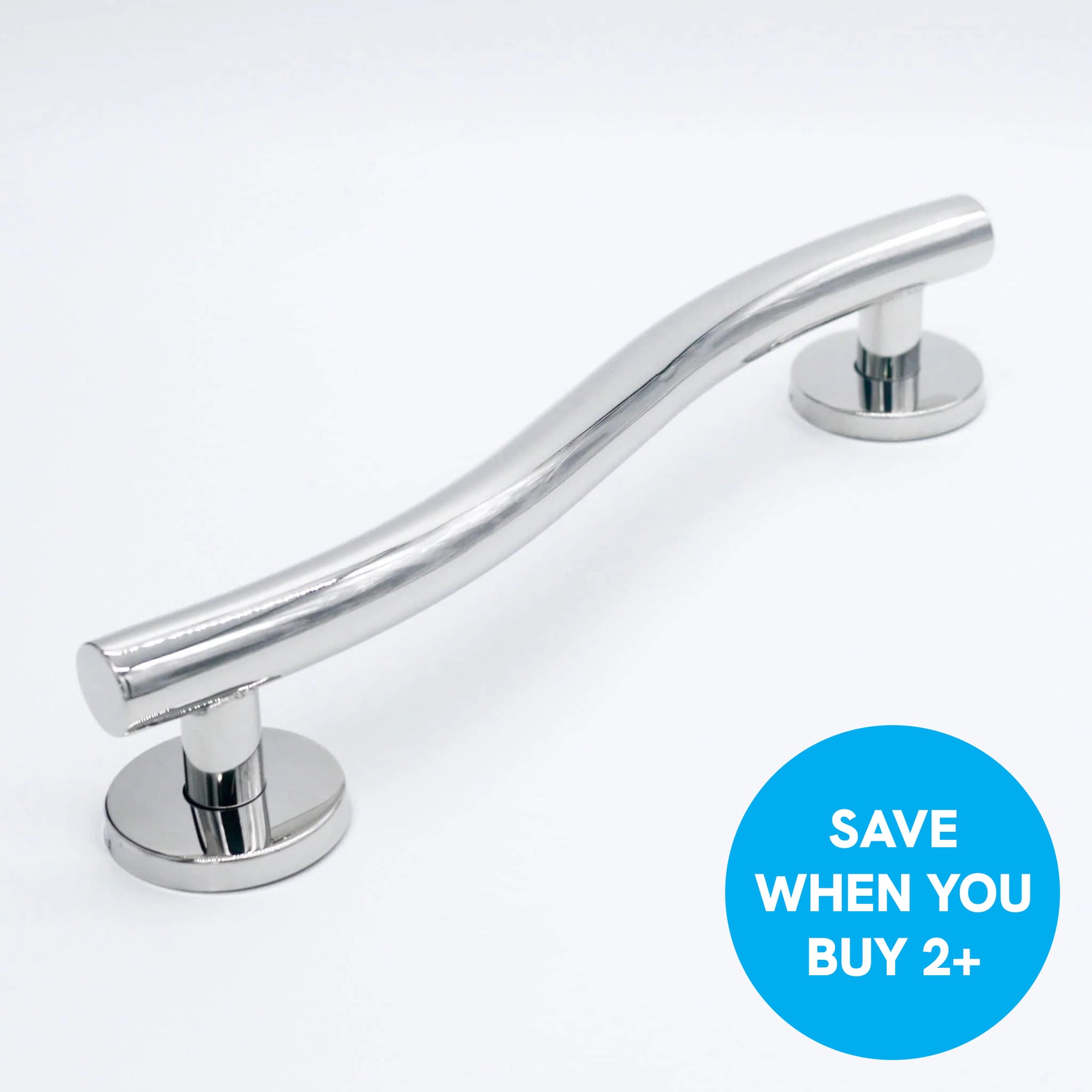 Curved Stainless Steel Grab Rail