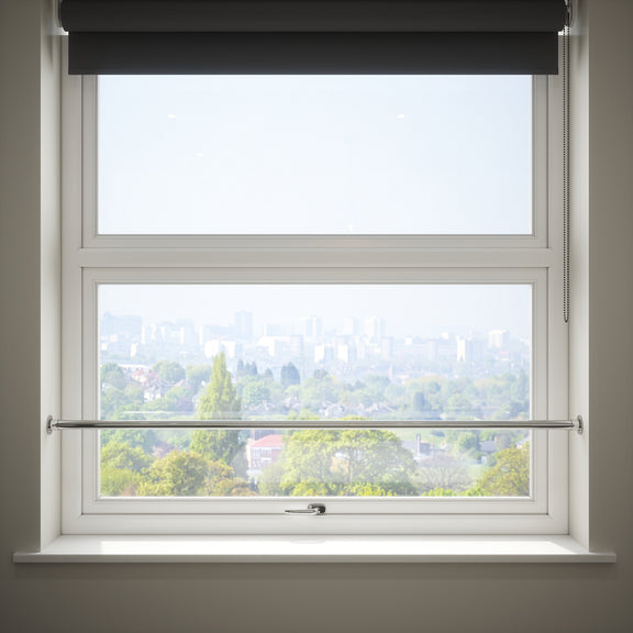 Window Safety Barrier | 32mm Stainless Steel BS6180 Compliant - 1219mm ...