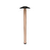 Table and Worktop Support Leg - Polished copper