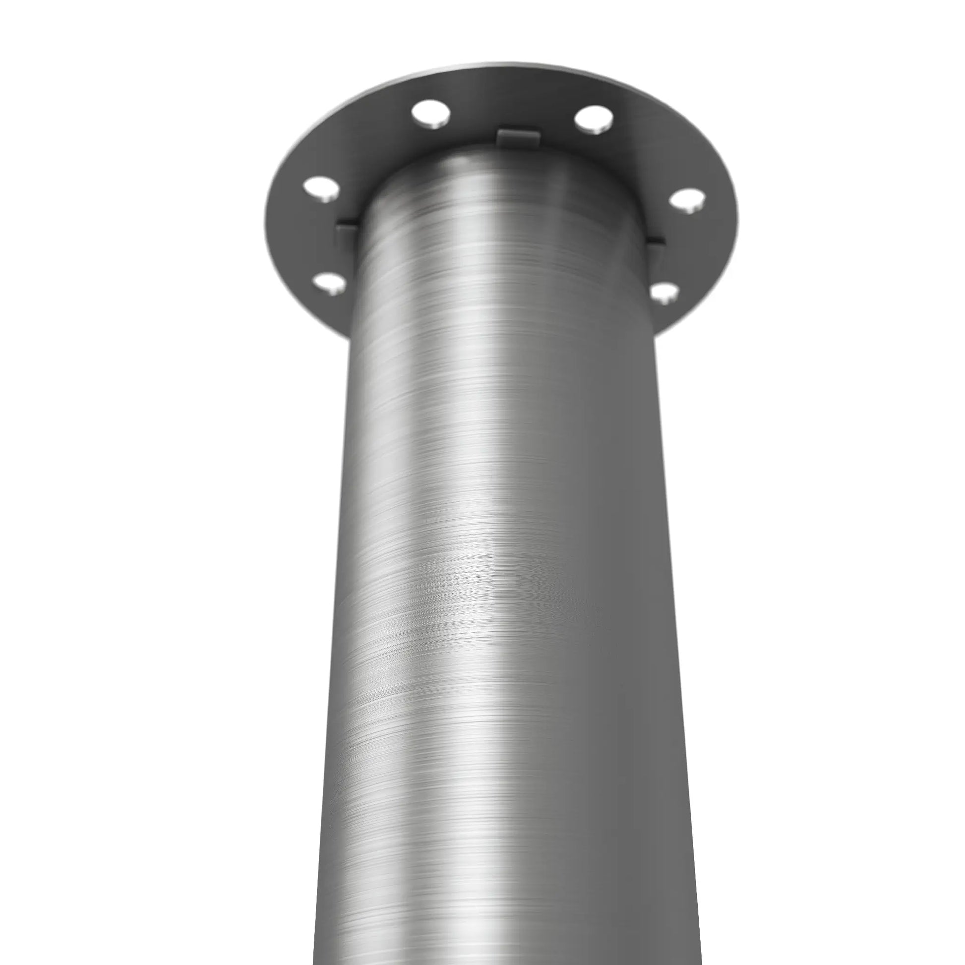 Round Adjustable Table Leg 50mm Diameter showing fitting positions