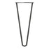 Hairpin Legs - 2 Pins Gun Metal - Polished 350mm (L)