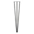 Hairpin Legs - 3 Pins Matt Black 710mm (L)