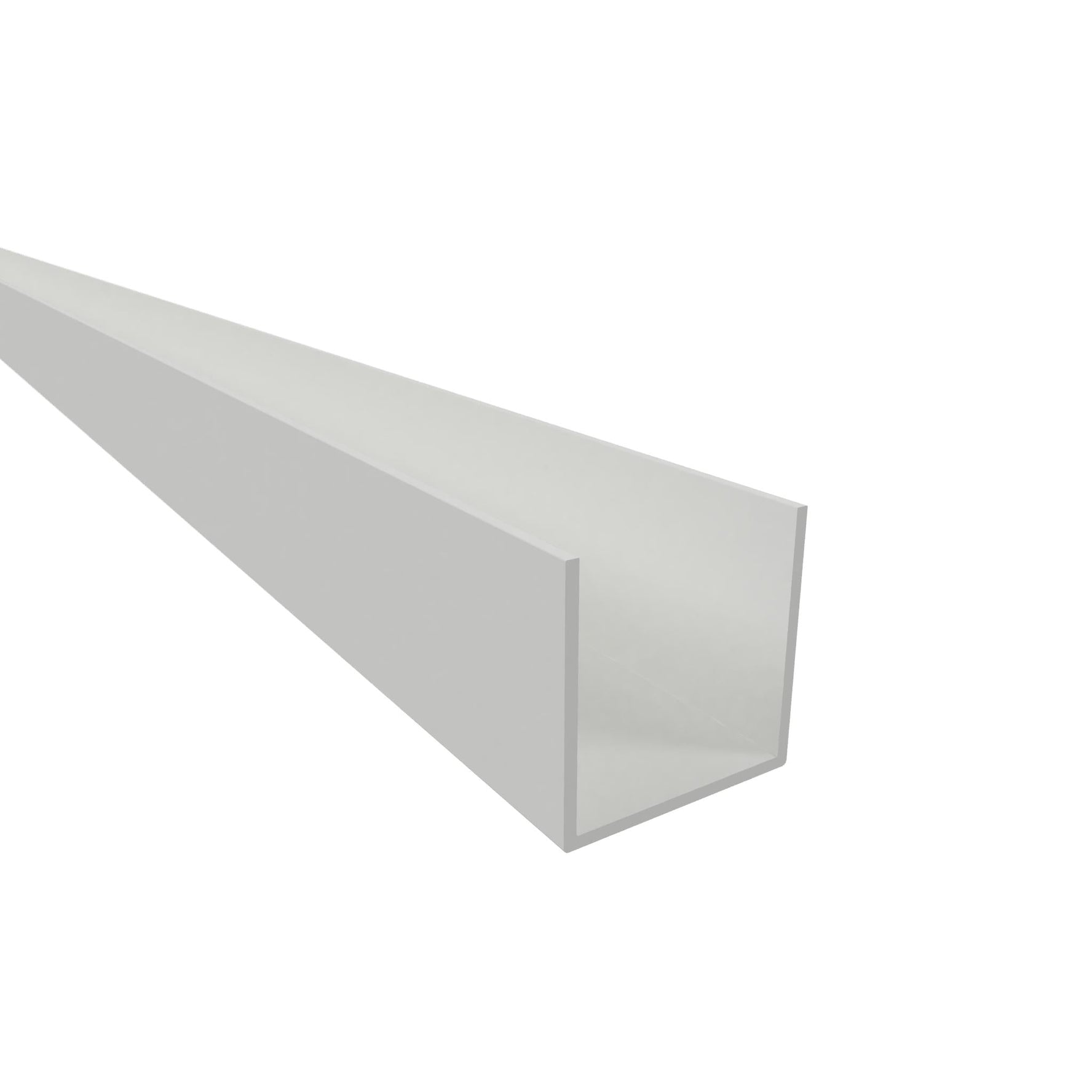 U-Profile White - Plastic PVC