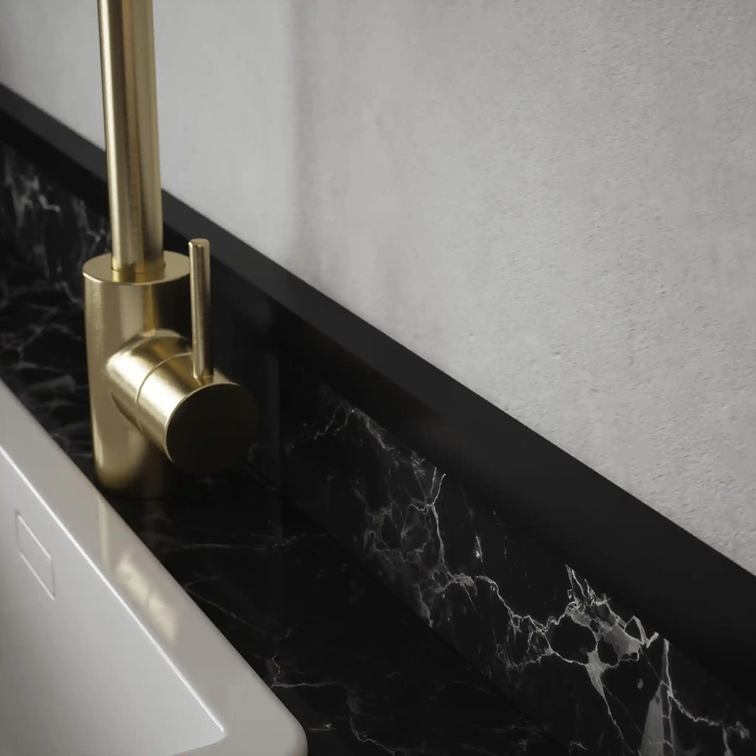 Equal Angle Profile Black - Plastic PVC