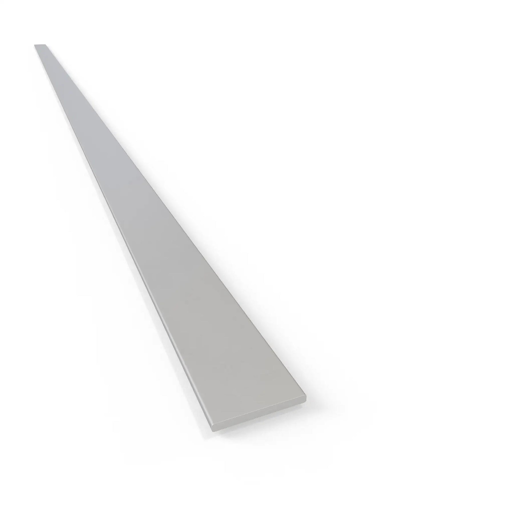 Flat Bar - Silver Anodised Aluminium