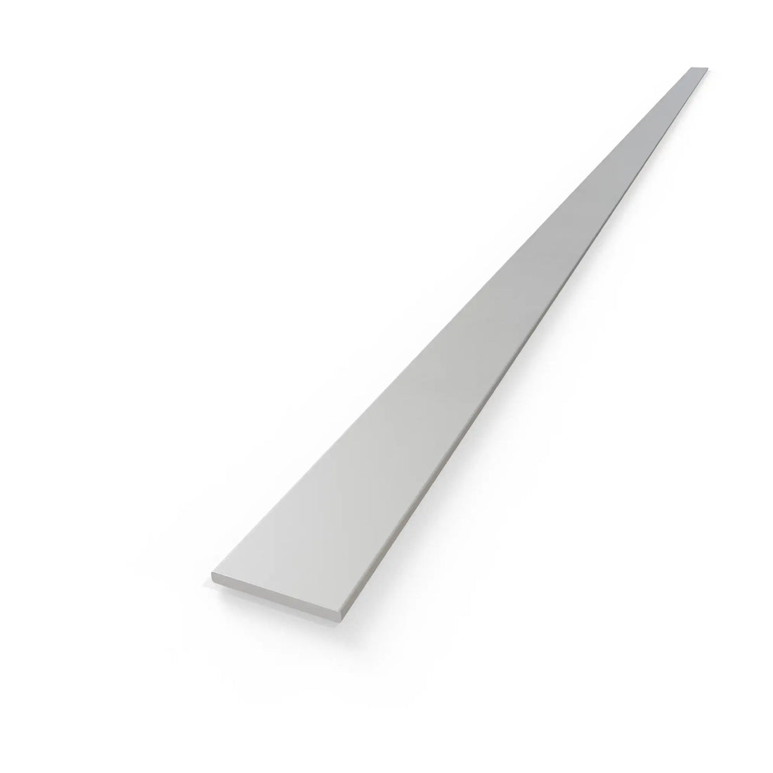 Flat Bar - Silver Anodised Aluminium