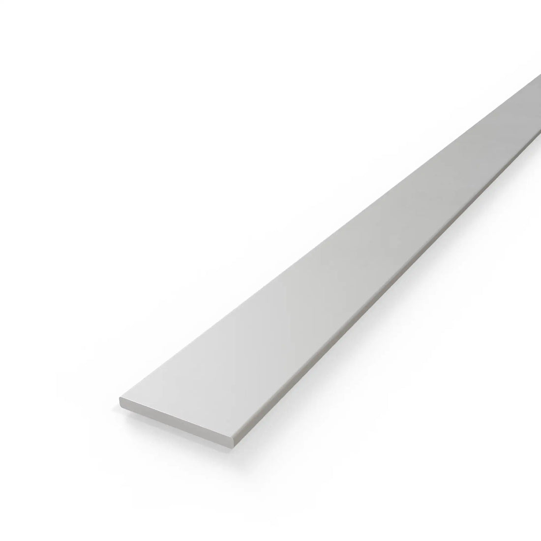 Flat Bar - Silver Anodised Aluminium
