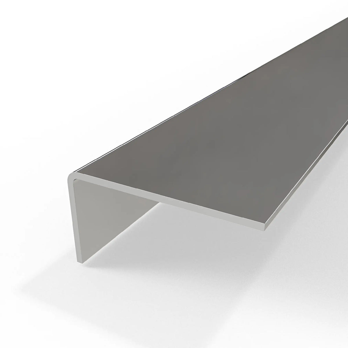 Silver Handleless Profile Handle Profile Profile Silver Anodised - Aluminium - Rothley