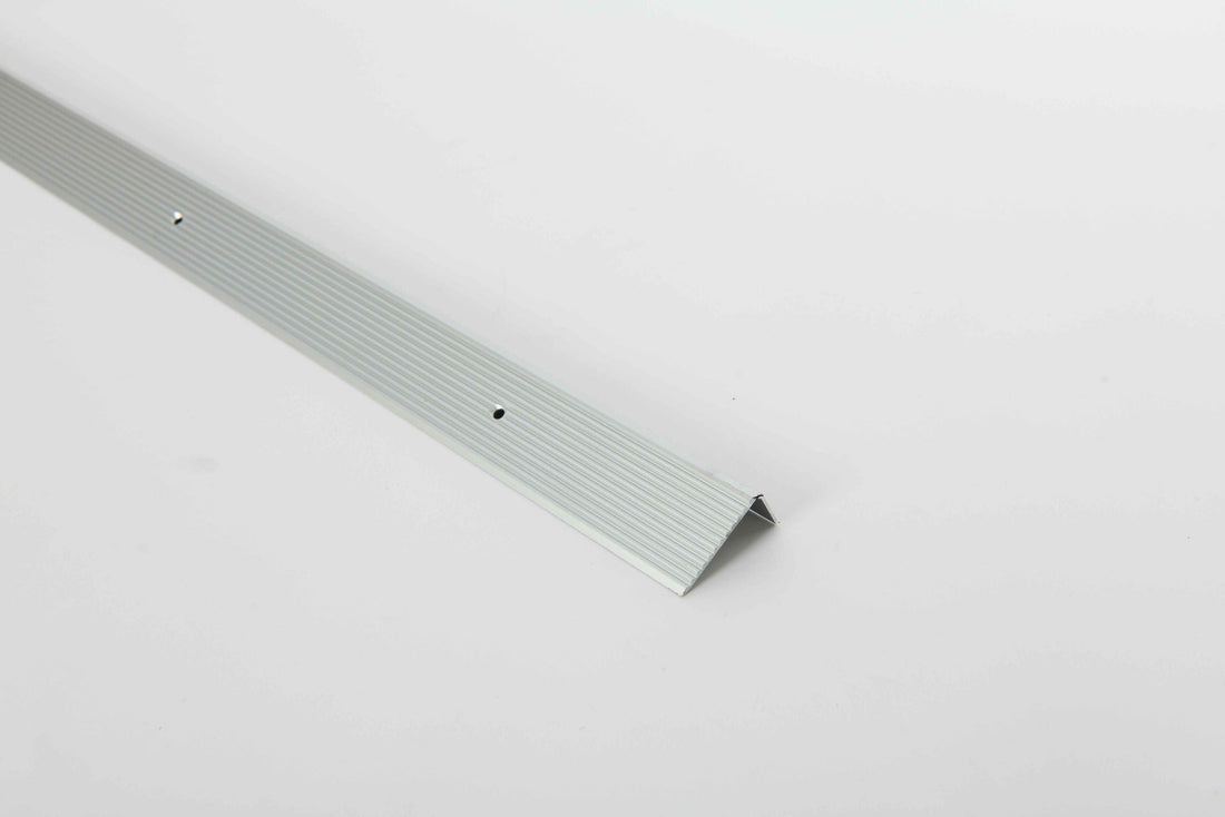Step Edging Profile Silver Anodised - Aluminium - Rothley