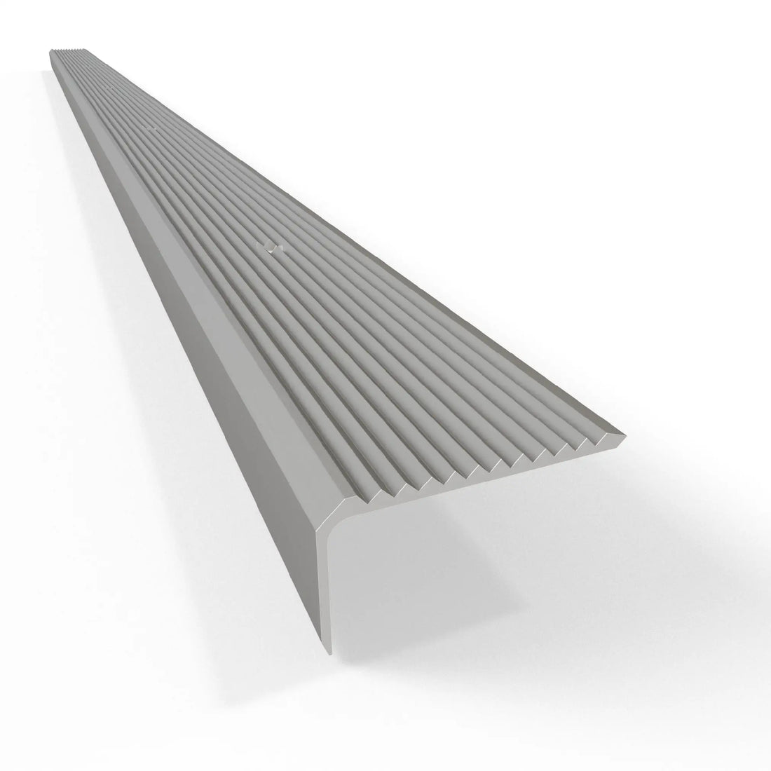 Step Edging Profile Silver Anodised - Aluminium