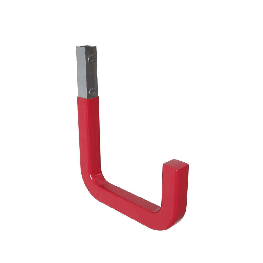 Wall Hook 80mm Steel with Red Vinyl