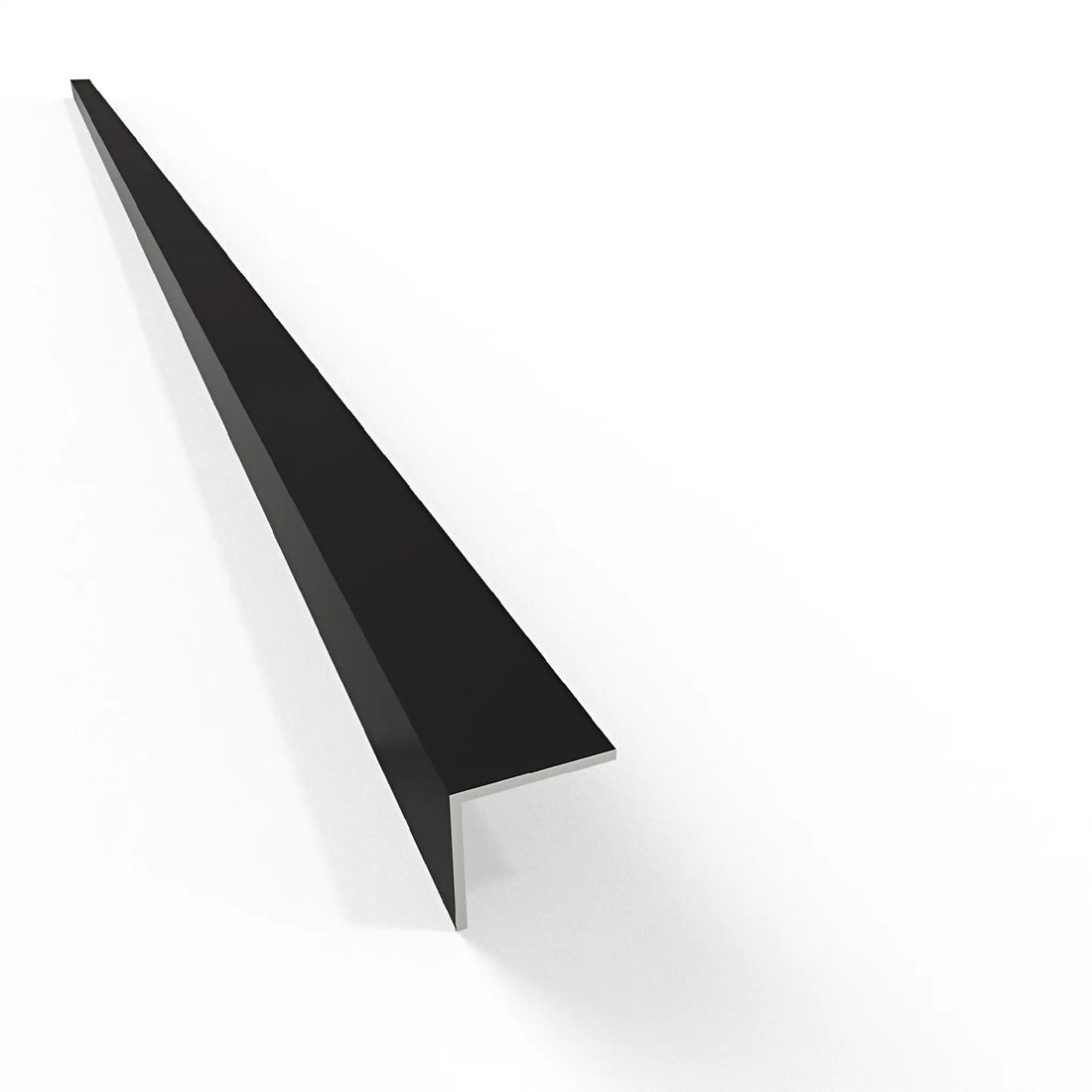 Equal Angle Profile Black - Plastic PVC