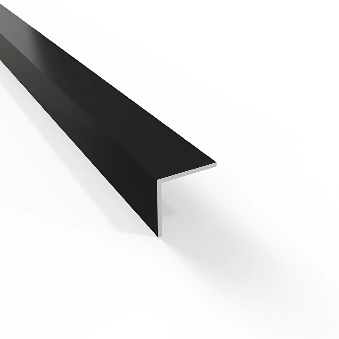 Equal Angle Profile Black - Plastic PVC