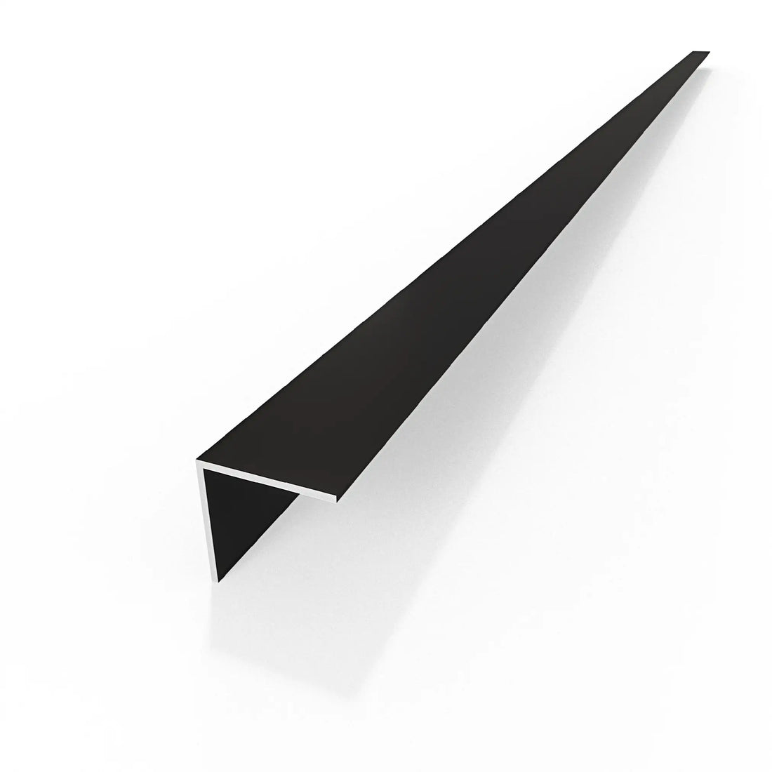 Equal Angle Profile Black - Plastic PVC