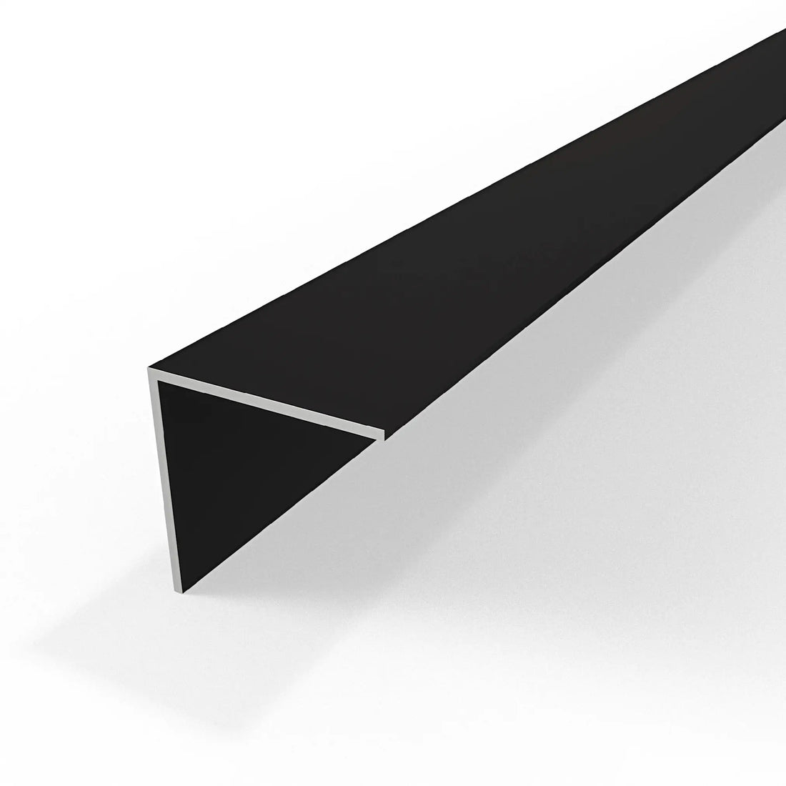 Equal Angle Profile Black - Plastic PVC