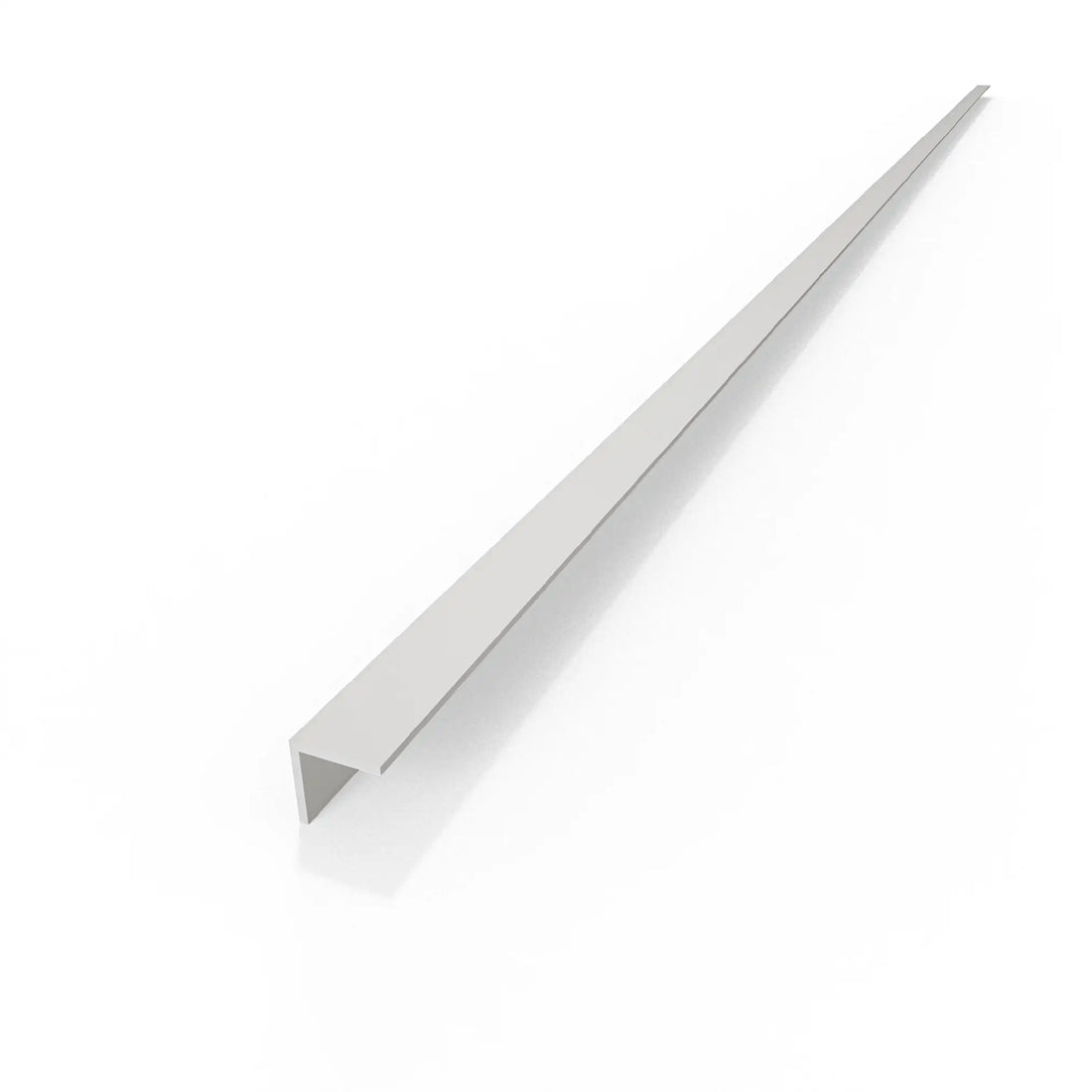 Equal Angle Profile White - Plastic PVC