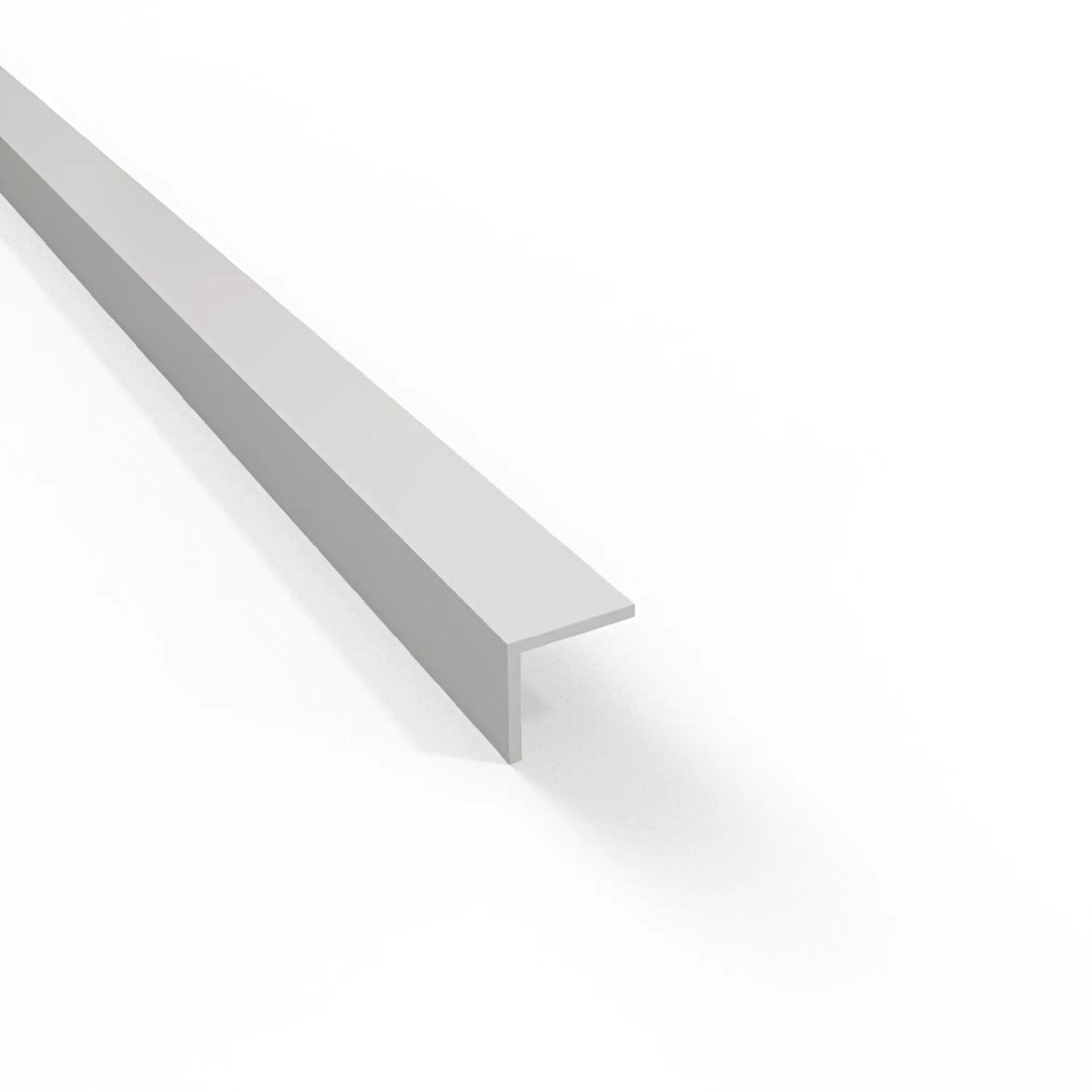 Equal Angle Profile White - Plastic PVC