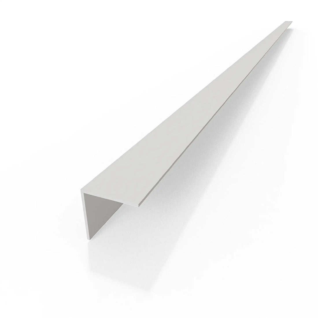 Equal Angle Profile White (Adhesive) - Plastic PVC