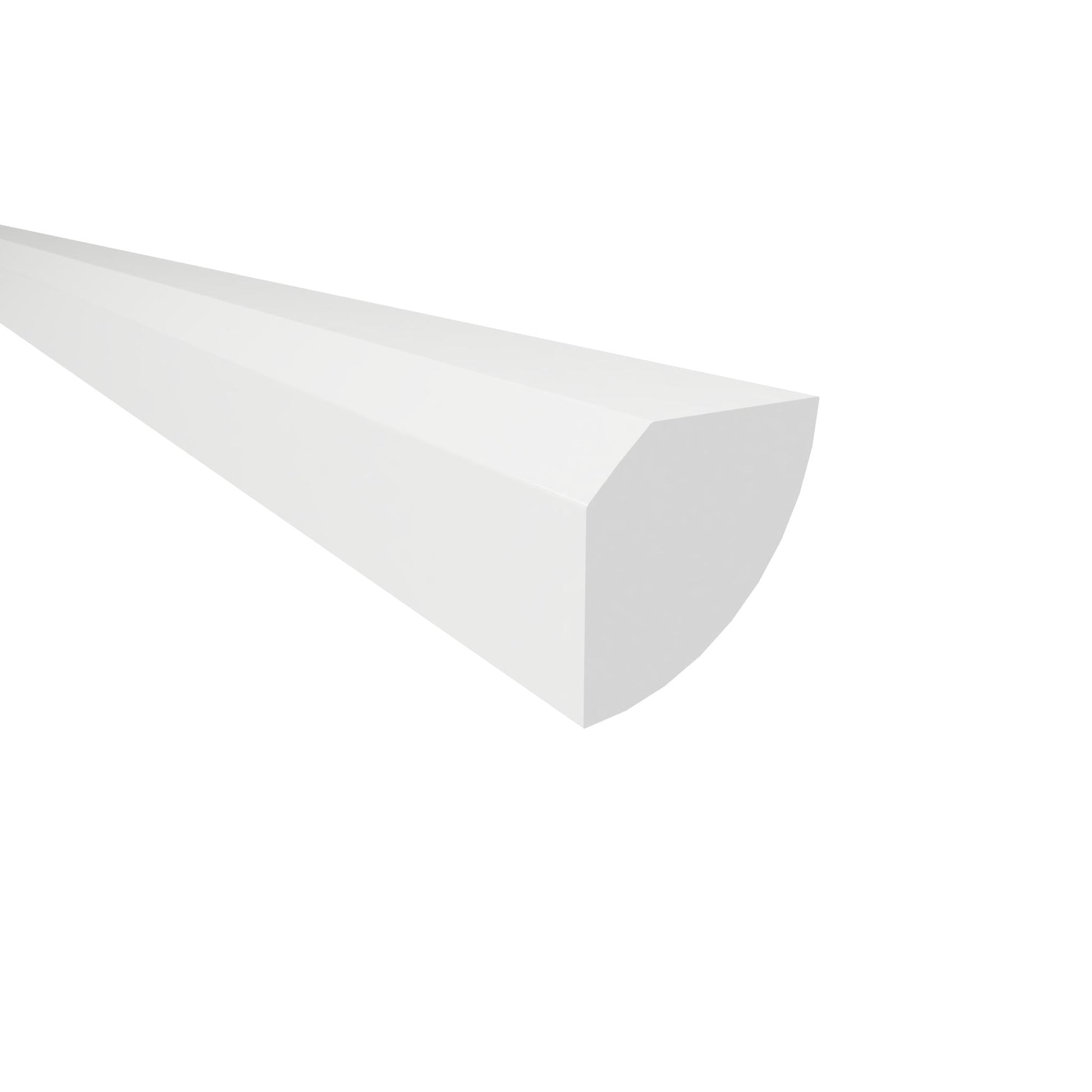 Quadrant Profile - White PVC 