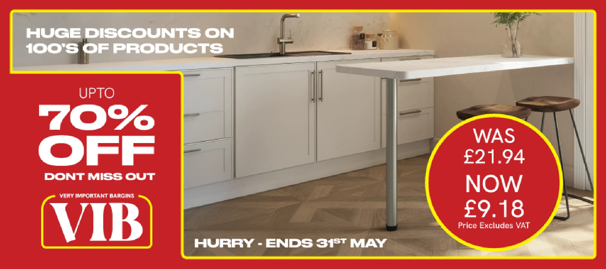 VIB (Very Important Bargins) up to 70% off hundreds of trusted Rothley products offer ends 30th may 20251